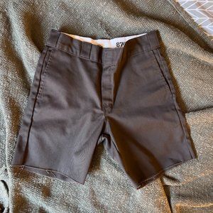 Dickies 874 Brown Cutoff Shorts Size 30